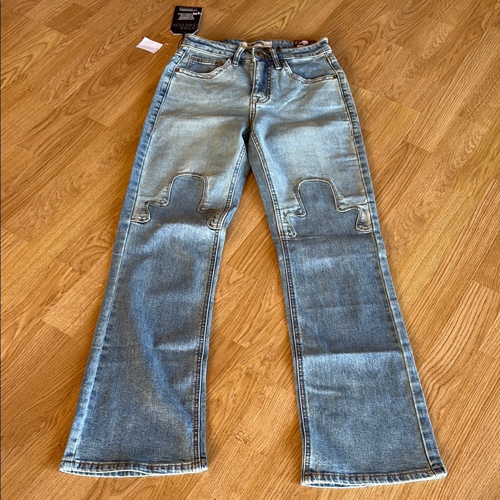 Light Blue Flare & Wide Leg Jeans